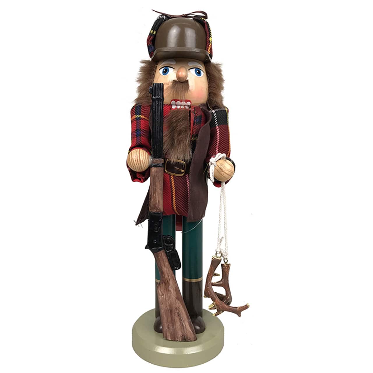 Santa's Workshop 14" Retro Deer Hunter Nutcracker